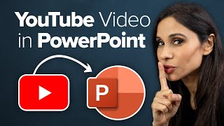 How to Insert YouTube Video in PowerPoint Plus a COOL Trick to Engage your Audience [upl. by Peppy]