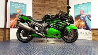 Kawasaki ZZR1400 Performance S walkround and startup  Motorcycles for Sale from SoManyBikescom [upl. by Edas]