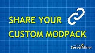 How to share your CurseForge Custom Modpack with your friends using ServerMiner [upl. by Ellivnarg]