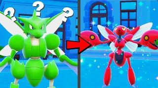 How to Evolve Scyther into Scizor Without Friends in Pokemon Scarlet amp Violet [upl. by Nauqaj330]