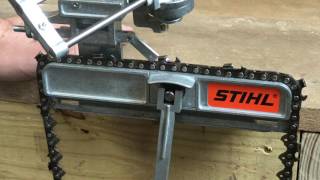 Stihl FG2 chainsaw sharpener [upl. by Sigismond694]