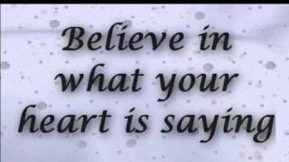 Believe Josh Groban Lyrics Video [upl. by Capello]