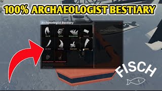 How To Complete ARCHAEOLOGIST BESTIARY In Fisch Roblox  All 10 Prehistoric Bone Locations [upl. by Faux]