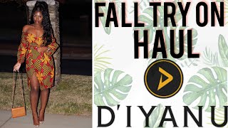 DIYANU AFRICAN PRINT CLOTHING TRY ON HAUL  FALL EDITION  iDESIGN8 [upl. by Hulbig]