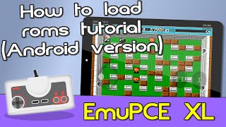 How to load roms in EmuPCE XL Android android emulator pcengine [upl. by Naillik]