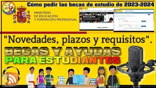 👉 Cómo pedir las becas de estudio de 2023  2024 en España 💰👩‍🏫 Ayudas y subvenciones para estudiar [upl. by Danyette]