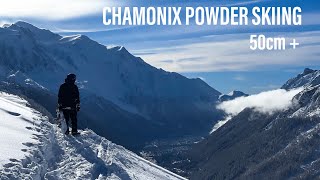 Powder Skiing Chamonix  Gopro POV Skiing runs  Full Sends [upl. by Eigna536]