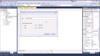 VC  C MFC tutorial 1 Creating a Dialog box for user input [upl. by Asillem]