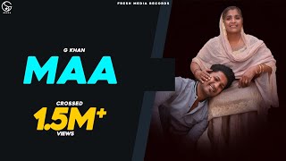 Maa  G khan  Ricky Khan  Official Song 2020  Fresh Media Records [upl. by Rich3]