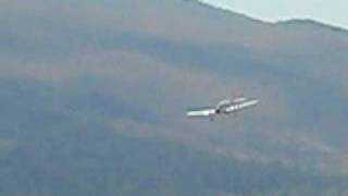 Aeromodelismo Morelia MG P51 mustang magnum 80 4stroke crash [upl. by Osher484]