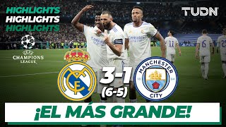 Highlights  Real Madrid 3651 Man City l  UEFA Champions League 2022  Semis Vuelta  TUDN [upl. by Asehr]