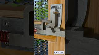 Automatic latch for sliding gates latch shorts [upl. by Fredia382]