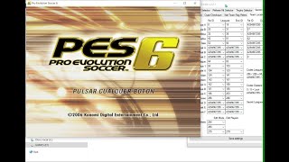 PES6 Secret Editor by Rechi [upl. by Scurlock]