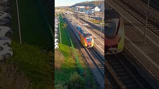 Wieder oben dkw wetzlar train trains trainvideo railway rail railways hlb db railfans [upl. by Eillor]