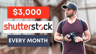 3Kmonth PASSIVE INCOME—full strategy for Shutterstock Pond5 how to make money as a photographer [upl. by Norod927]