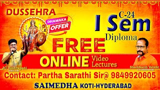 free course for I sem students Saimedha Koti  Hyd [upl. by Neelrahc]