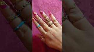 New trendy rings trending ring collection jewellery beautiful nails youtubeshorts youtube [upl. by Januisz806]