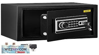 VEVOR Safe Box 08 CUFT Fingerprint Safe Box for Money w 2 Review [upl. by Templeton]