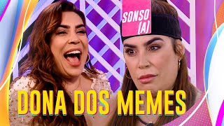 NAIARA AZEVEDO DESCOBRE QUE VIROU A RAINHA DOS MEMES NO BBB 😂💕  BATEPAPO BBB  BBB 22 [upl. by Yrruc603]