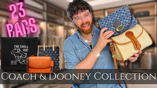 Coach and Dooney amp Bourke Collection 2023  Contemporary Designer Bag Collection [upl. by Moina]