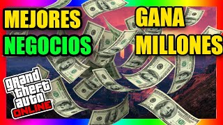 😲TOP 3 MEJORES NEGOCIOS para GANAR DINERO MILLONES en GTA 5 ONLINE 20023 [upl. by Neerac281]