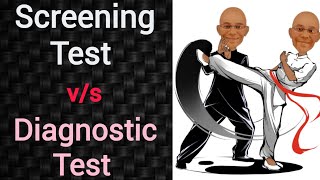 Difference between Screening Test and Diagnostic Test  PSM lectures  Community Medicine lecture [upl. by Ormiston]