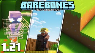 Bare Bones Texture Pack for Minecraft 121  How to Download amp Install Trailer Pack [upl. by Mady]