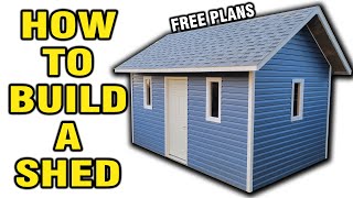 How to Build a Shed Start to Finish [upl. by Ardnaed101]