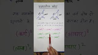 पाइथागोरस प्रमेय क्या होता है  Pythagoras Theorem  Live School [upl. by Nagrom]