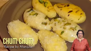 Chum Chum Recipe  Cham Cham Sweet Recipe  How to Make Chum Chum Recipe [upl. by Schreiber]