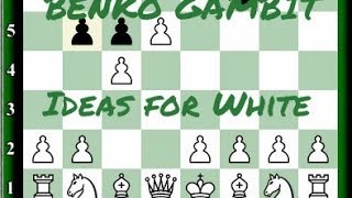 Chess Openings  Ideas for White against the Benko Gambit [upl. by Soluk]