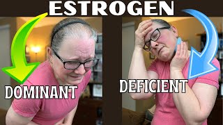 Estrogen dominance vs estrogen deficiency Comparing symptomsWhen NOT to use HRT in perimenopause [upl. by Tuesday]