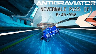 ANTIGRAVIATOR This game is FAST Nevermale Pass  Time Trial 45552 [upl. by Kessia]