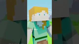 credit to VIOToons  tu hai kahan minecraft animation video shorts [upl. by Sirret]