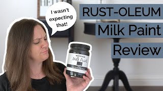 Rustoluem Milk Paint Review  Thrifted Furniture Transformations End Table Makeover Ideas [upl. by Adnirolc]