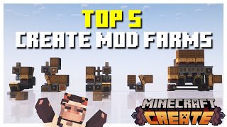 The TOP 5 Farms You NEED In Your Create Mod World  Create Mod TUTORIAL [upl. by Francklin]