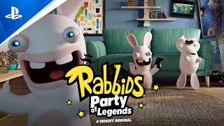 Rabbids Party of Legends  Launch Trailer  PS4 games [upl. by Nosdrahcir]