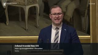 14112024 Sak 7 3 Erlend Svardal Bøe [upl. by Kippar647]