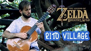 Zelda Breath of the Wild Guitar Cover  Rito Village [upl. by Airrat]