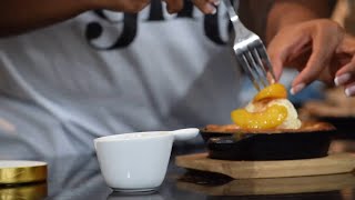 Cast Iron Skillet Peach Cobbler [upl. by Staal]