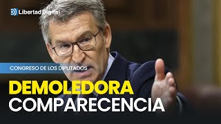 Demoledora comparecencia completa de Feijóo contra Sánchez en el Congreso [upl. by Margaretta]