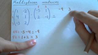 Multiplicación de matrices [upl. by Flann996]