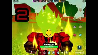 ¡Fases del SSJ en Dragón ball rage Roblox🐉👌 [upl. by Litton]