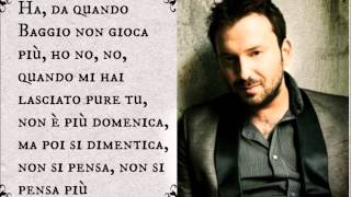 Cesare Cremonini Marmellata testo [upl. by Bekelja]