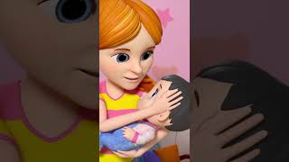 Chanson Malade petit caricatures populaire célèbre bébé enfance poupée shorts [upl. by Hagep]