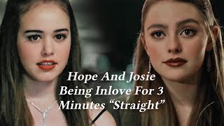 Hope And Josie Being Inlove For Almost 3 Minutes “Straight” [upl. by Ayoras]