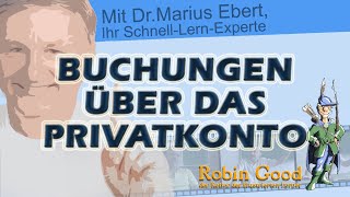 Buchungen über das Privatkonto [upl. by Ahsinel349]