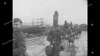 Le Havre Les soldats américains retournent chez eux le 3 janvier 1946 [upl. by Hekking]