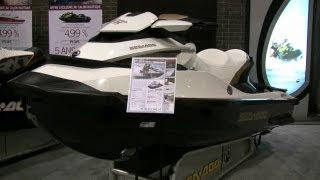 2012 SeaDoo GTX 260 Limited JetSki at 2012 Montreal Boat Show Salon du Bateau de Montreal [upl. by Dickey]