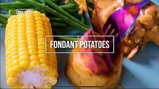 How to make fondant potatoes  Potato recipes [upl. by Florina396]